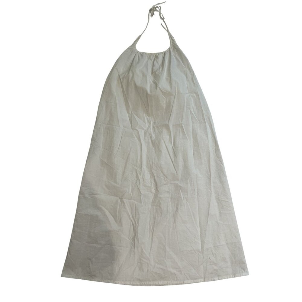 Deiji Studios Halter Dress in White